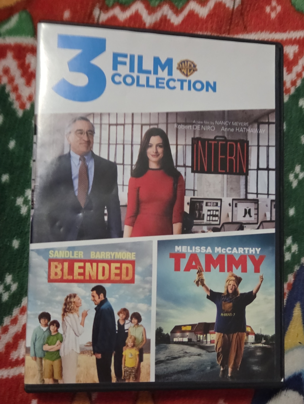Warner Bros. 3-Film Comedy Collection - Black DVD Case (Intern, Blended, Tammy)